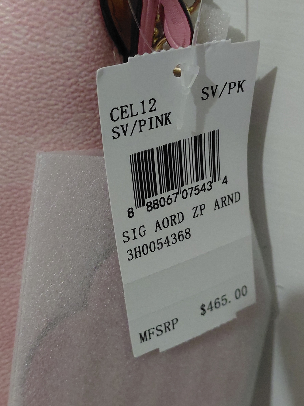 Coach Pink Signature Jacquard Shoulder Bag - Picture 4 of 4